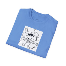 Load image into Gallery viewer, Dancing dog Unisex T-Shirt by B E-Z