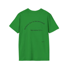 Load image into Gallery viewer, Defense is Personal 2.0 Unisex T-Shirt by B E-Z