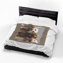 Load image into Gallery viewer, 4 Poodles Velveteen Plush Blanket