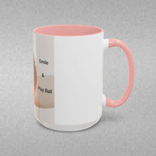Load image into Gallery viewer, SMILE & PLAY BALL Coffee Mug (15oz)