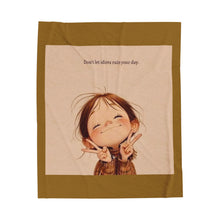 Load image into Gallery viewer, Great Day No Matter Velveteen Plush Blanket