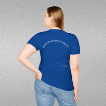 Load image into Gallery viewer, peace of mind goes a long way Unisex T-Shirt by B E-Z