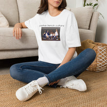 Load image into Gallery viewer, positive bench culture Unisex T-Shirt by B E-Z