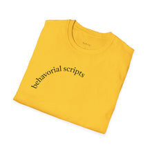 Load image into Gallery viewer, behavorial scripts Unisex T-Shirt by B E-Z