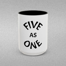 Load image into Gallery viewer, FIVE AS ONE Coffee Mug (15oz)