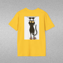Load image into Gallery viewer, Dangling cat Unisex T-Shirt by B E-Z