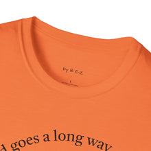 Load image into Gallery viewer, peace of mind goes a long way Unisex T-Shirt by B E-Z