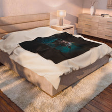 Load image into Gallery viewer, Underwater Dog Velveteen Plush Blanket