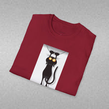 Load image into Gallery viewer, Dangling cat Unisex T-Shirt by B E-Z