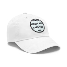 Load image into Gallery viewer, Never Forget How... Dad Hat with Leather Patch (Round)