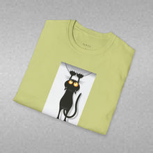 Load image into Gallery viewer, Dangling cat Unisex T-Shirt by B E-Z