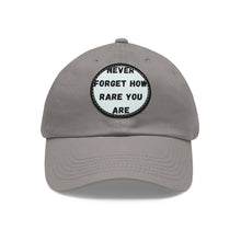 Load image into Gallery viewer, Never Forget How... Dad Hat with Leather Patch (Round)