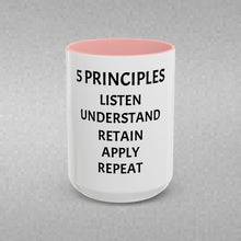Load image into Gallery viewer, 5 PRINCIPLES Coffee Mug (15oz)