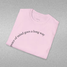 Load image into Gallery viewer, peace of mind goes a long way Unisex T-Shirt by B E-Z