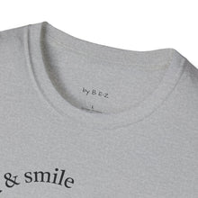 Load image into Gallery viewer, be kind & smile Unisex T-Shirt by B E-Z