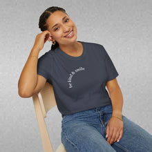 Load image into Gallery viewer, be kind & smile Unisex T-Shirt by B E-Z
