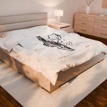 Load image into Gallery viewer, Dual Turntables Velveteen Plush Blanket