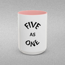 Load image into Gallery viewer, FIVE AS ONE Coffee Mug (15oz)