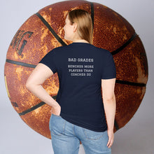 Load image into Gallery viewer, Sports Greatest Motivator- Bad Grades (see back) Unisex T-Shirt by B E-Z