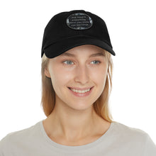 Load image into Gallery viewer, The Mind is Everything Hat with Leather Patch (Round)