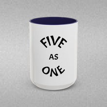 Load image into Gallery viewer, FIVE AS ONE Coffee Mug (15oz)