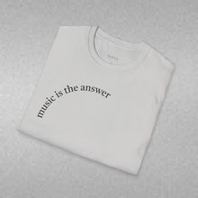 Load image into Gallery viewer, music is the answer Unisex T-Shirt by B E-Z