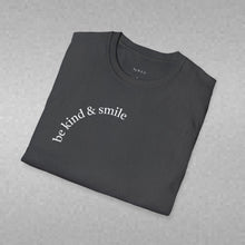 Load image into Gallery viewer, be kind & smile Unisex T-Shirt by B E-Z