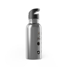 Load image into Gallery viewer, eat, sleep, hoop...repeat Stainless Steel Water Bottle With Straw, 20oz