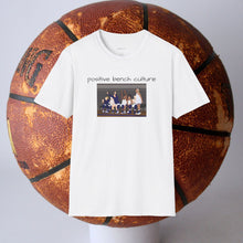 Load image into Gallery viewer, positive bench culture Unisex T-Shirt by B E-Z