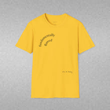 Load image into Gallery viewer, fundamentally flawed Unisex T-Shirt by B E-Z