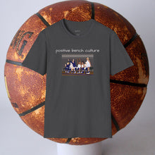 Load image into Gallery viewer, positive bench culture Unisex T-Shirt by B E-Z
