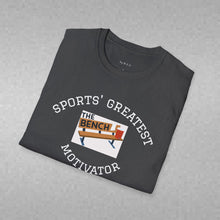 Load image into Gallery viewer, Sports' Greatest Motivator- Laziness (see back) Unisex T-Shirt by B E-Z