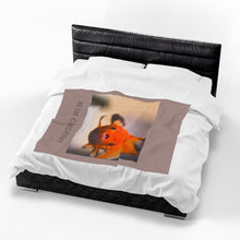 Load image into Gallery viewer, Be Like Goldfish Velveteen Plush Blanket
