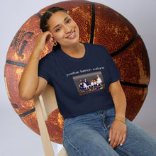 Load image into Gallery viewer, positive bench culture Unisex T-Shirt by B E-Z