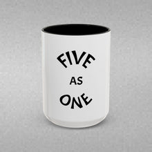 Load image into Gallery viewer, FIVE AS ONE Coffee Mug (15oz)