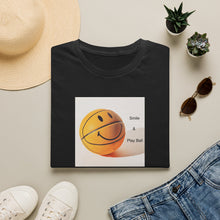 Load image into Gallery viewer, Smile & Play Ball - Unisex Softstyle T-Shirt / 6 colors available