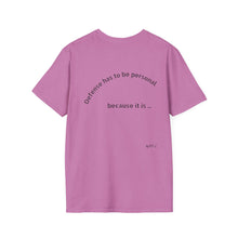 Load image into Gallery viewer, Defense is Personal 2.0 Unisex T-Shirt by B E-Z