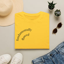 Load image into Gallery viewer, fundamentally flawed Unisex T-Shirt by B E-Z
