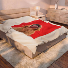 Load image into Gallery viewer, Dog Lick Velveteen Plush Blanket