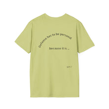 Load image into Gallery viewer, Defense is Personal 2.0 Unisex T-Shirt by B E-Z