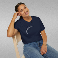 Load image into Gallery viewer, be kind & smile Unisex T-Shirt by B E-Z