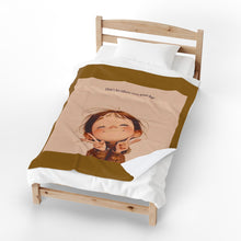 Load image into Gallery viewer, Great Day No Matter Velveteen Plush Blanket