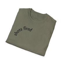Load image into Gallery viewer, Shots fired Unisex T-Shirt by B E-Z