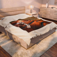Load image into Gallery viewer, Hoop Dreams Velveteen Plush Blanket