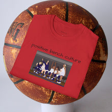 Load image into Gallery viewer, positive bench culture Unisex T-Shirt by B E-Z