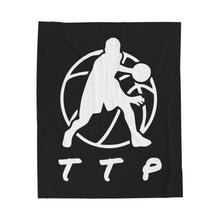 Load image into Gallery viewer, TTP (Trust The Process) Velveteen Plush Blanket