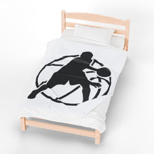 Load image into Gallery viewer, TTP (Trust The Process) Velveteen Plush Blanket
