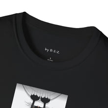 Load image into Gallery viewer, Dangling cat Unisex T-Shirt by B E-Z