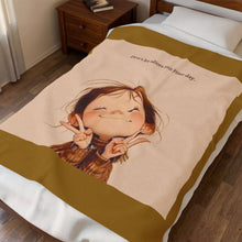 Load image into Gallery viewer, Great Day No Matter Velveteen Plush Blanket