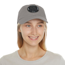 Load image into Gallery viewer, The Mind is Everything Hat with Leather Patch (Round)